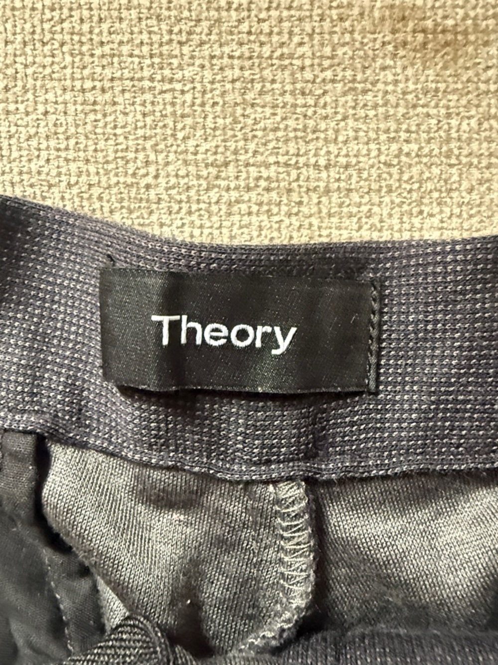 Theory Men’s Dark Gray Chinos - Stretch Waistband